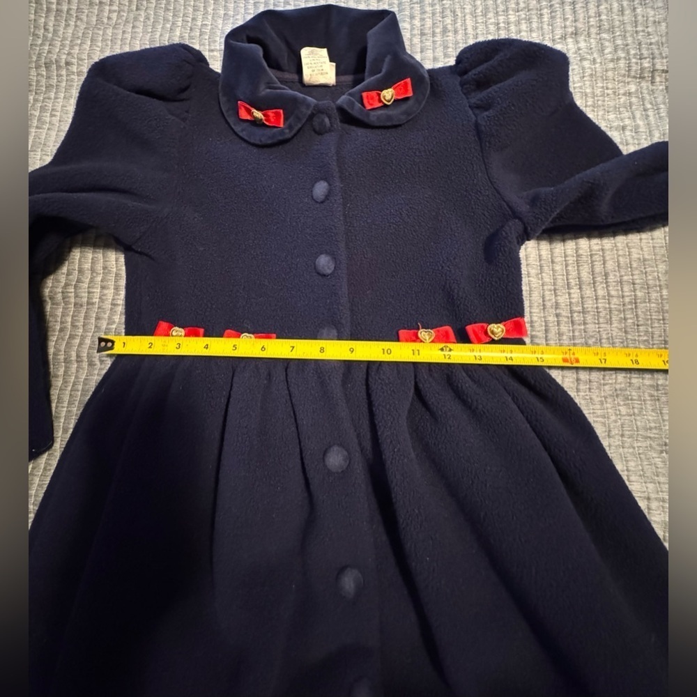 Vintage USA Hartstrings Navy Pea Coat with Red Accents - Picture 7 of 10